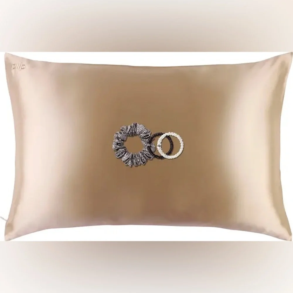Slip Silk Pillowcase & Scrunchie Set Caramel